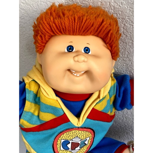 Cabbage Patch Kids Other - HM 19 Toothy Cabbage Patch Kid Red Hair Boy Designer Line 1989 90s Coleco Box